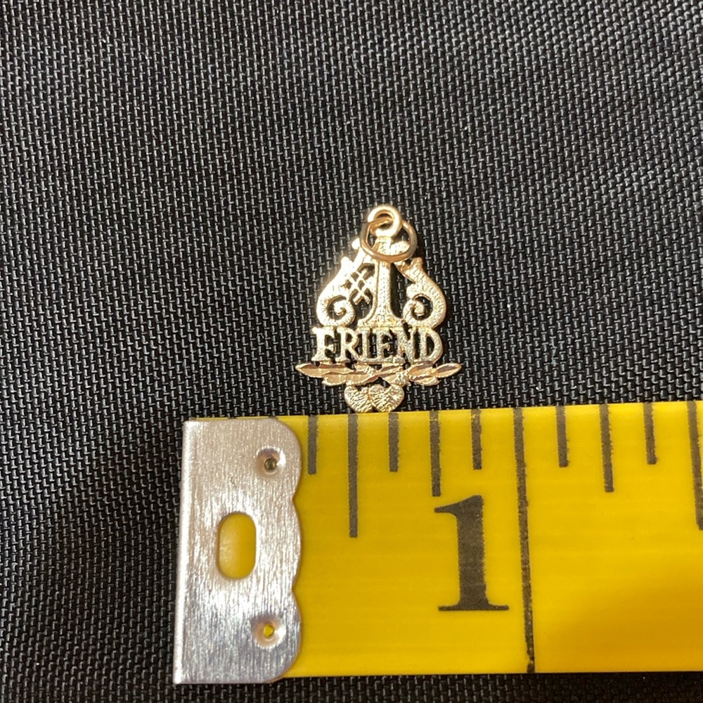 14k gold charm